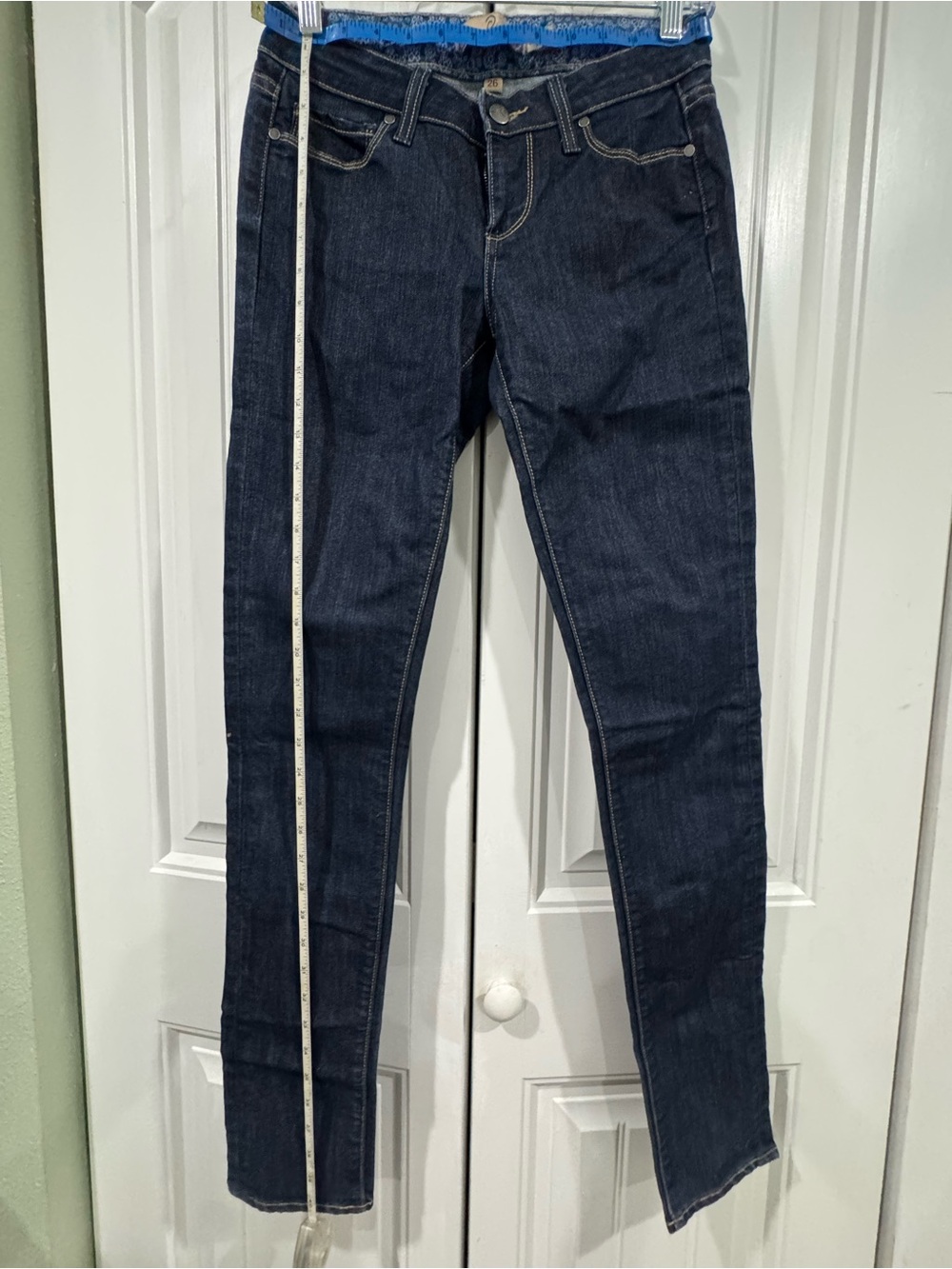 PAIGE Dark Indigo Skinny Jeans